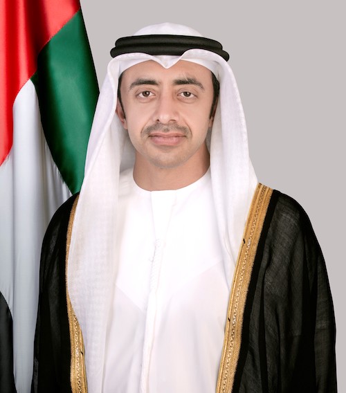 Picture of Sheikh Abdullah bin Zayed Al Nahyan